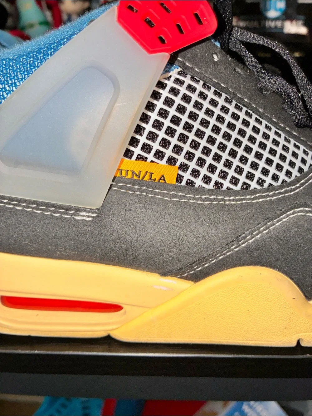 Air Jordan 4 Union La Black Noir